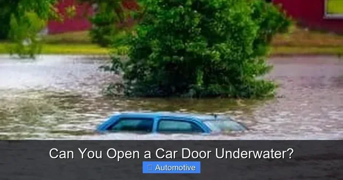 Can You Open a Car Door Underwater Yes Heres How